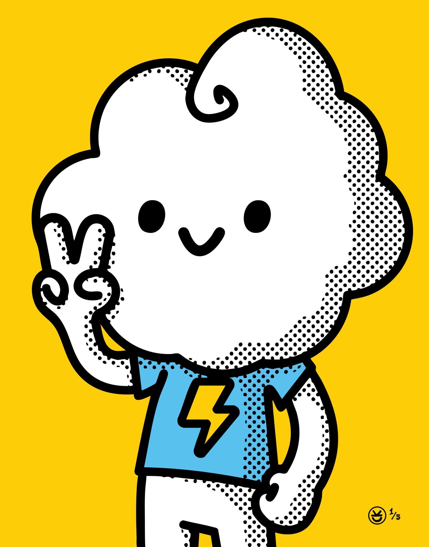 Framed Art - Happy CLOUD