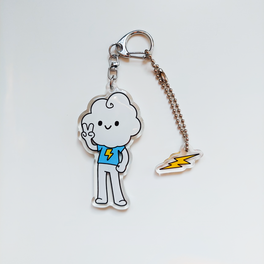 Bag Clip/Keychain – CLOUD