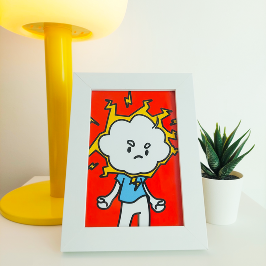Framed Print – Angry CLOUD