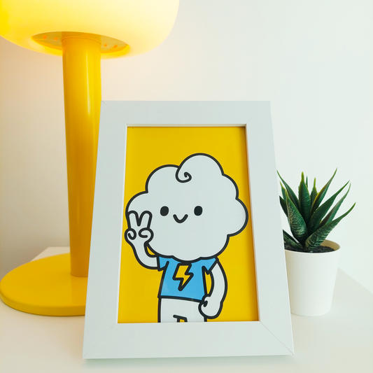 Framed Print – Happy CLOUD